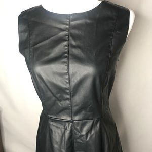 BB Dakota SZ 8 Black leather looking dress. Soft leather feel